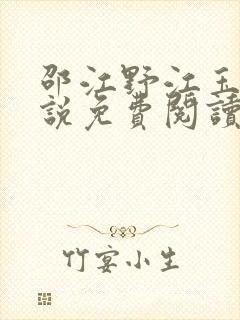 邵江野江玉妍小说免费阅读全文无弹窗