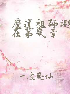 魔道祖师避尘篇在第几章