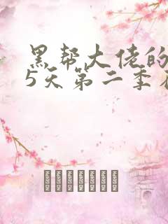 黑帮大佬的365天第二季在线观看