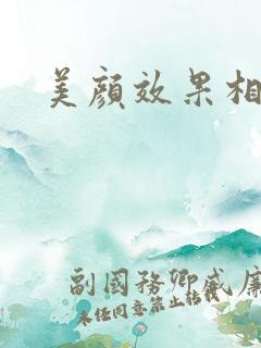 美颜效果相机