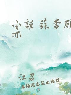 小说 苏杳顾君亦