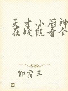天才小厨神短剧在线观看全集