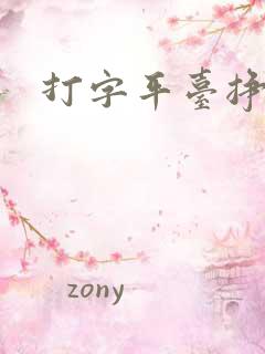 打字平台挣钱