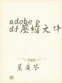 adobe pdf压缩文件怎么压缩最小