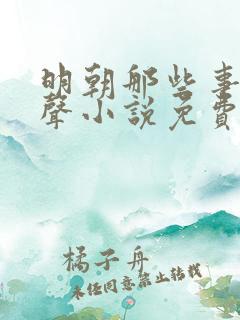 明朝那些事儿有声小说免费听书王更新