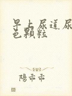早上尿道尿出白色颗粒