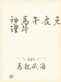 神马午夜免费伦理片