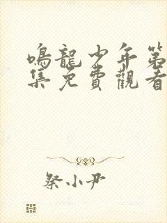 鸣龙少年第56集免费观看