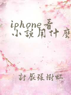 iphone看小说用什么软件