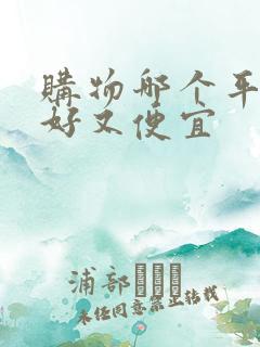 购物哪个平台货好又便宜