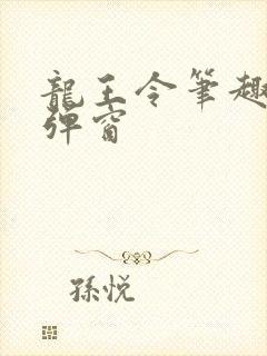 龙王令笔趣阁无弹窗