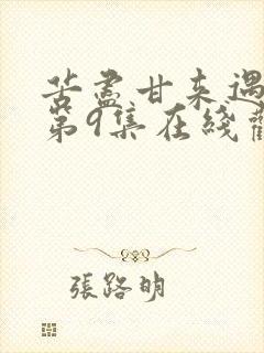 苦尽甘来遇见你第9集在线观看