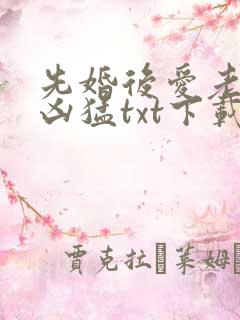先婚后爱老公很凶猛txt下载