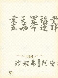 袁天罡称骨算命五两命运详解