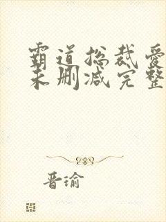 霸道总裁爱上我未删减完整版