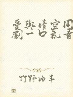 爱与晴空同行短剧一口气看完