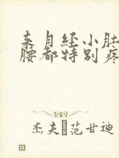 来月经小肚子和腰都特别疼怎么办