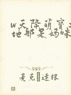 w天降萌宝之爹地那是妈咪》