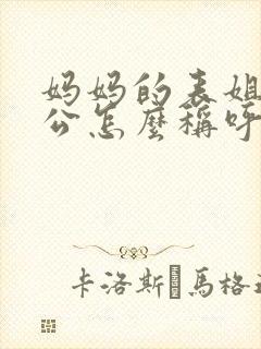 妈妈的表姐的老公怎么称呼