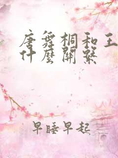 唐舞桐和王冬儿什么关系