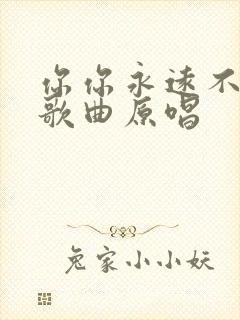 你你永远不懂我歌曲原唱