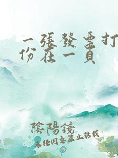 一张发票打印两份在一页