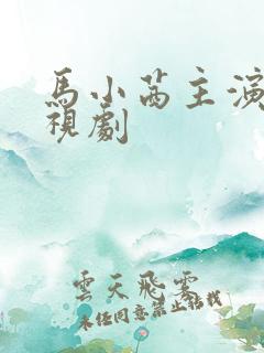 马小茜主演的电视剧