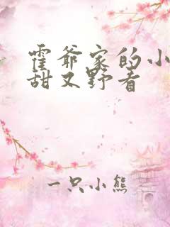 霍爷家的小祖宗甜又野看