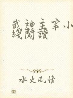 武神主宰小说在线阅读