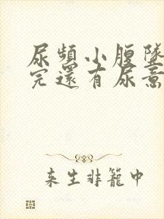 尿频小腹坠胀尿完还有尿意