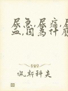 尿急,尿痛,尿血,因为什么原因