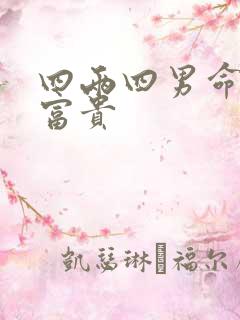 四两四男命子孙富贵