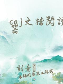 caj文档阅读器
