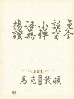 杨洛小说免费阅读无弹窗全文