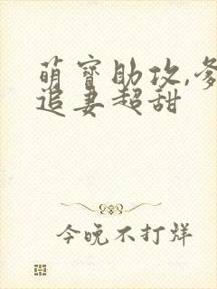 萌宝助攻,爹地追妻超甜
