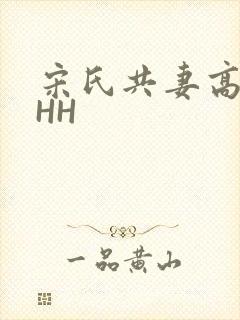 宋氏共妻高黄HHH