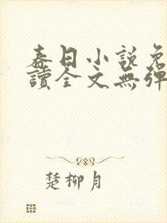 春日小说免费阅读全文无弹窗