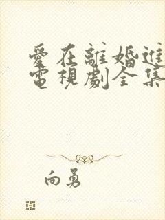 爱在离婚进行时电视剧全集免费观看