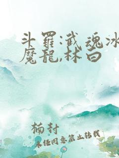 斗罗:武魂冰火魔龙,林白