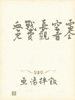 血战长空电视剧免费观看全集