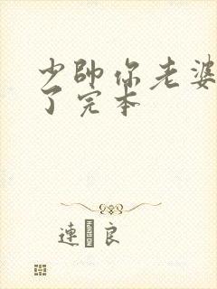 少帅你老婆又跑了完本