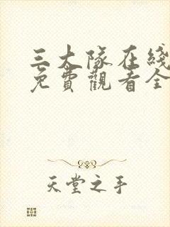 三大队在线播放免费观看全集电视剧