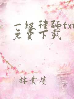 一级律师txt免费下载