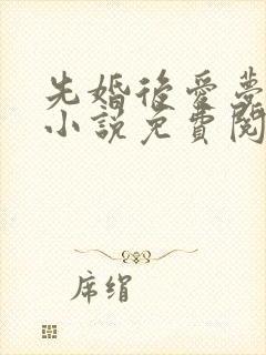 先婚后爱梦筱二小说免费阅读