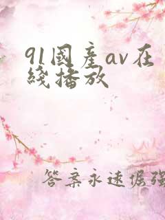 91国产av在线播放