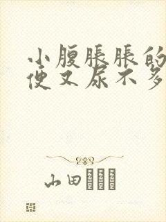 小腹胀胀的想小便又尿不多