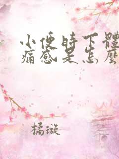 小便时下体有刺痛感是怎么回事