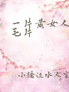 一片黄女人18毛片