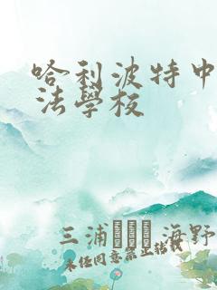 哈利波特中的魔法学校