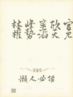 林峰宁欣官道之权势滔天免费阅读